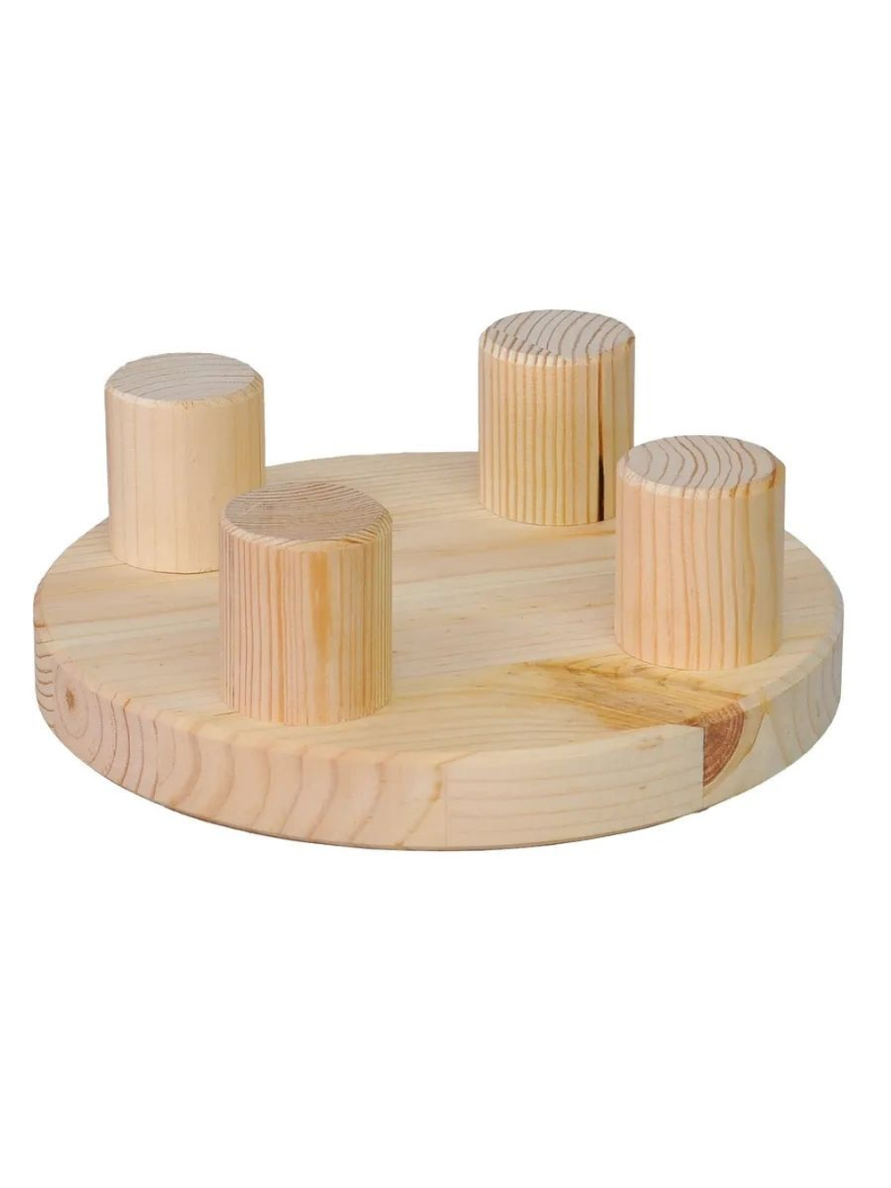 Подставка для сервировки, для цветов, под горячее из массива сосны