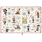 Дневник 1-11 класс 48 л., твердый, BRAUBERG, матовая ламинация, резинка, закладка-ляссе, с подсказом, "Сердечки", 107241