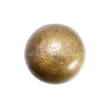 Чаша поющая Лакшми 9 металлов ручная ковка d-12,5 см h-7 см вес от 451 г до 650 г