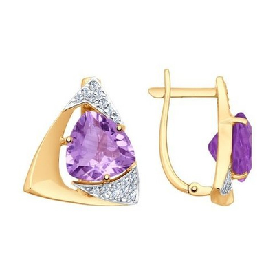 Серьги Au 585 (725173)