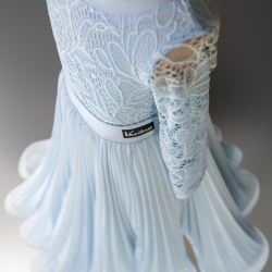 Laura 21-01-01-C | Платье гофре для спортивно-бальных танцев | Vasileva Dance