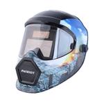 Маска сварщика Patriot WH 600E / 110х60 мм окно / степень затемнения DIN 9- 13 / защитная маска для сварки / сварочный шлем