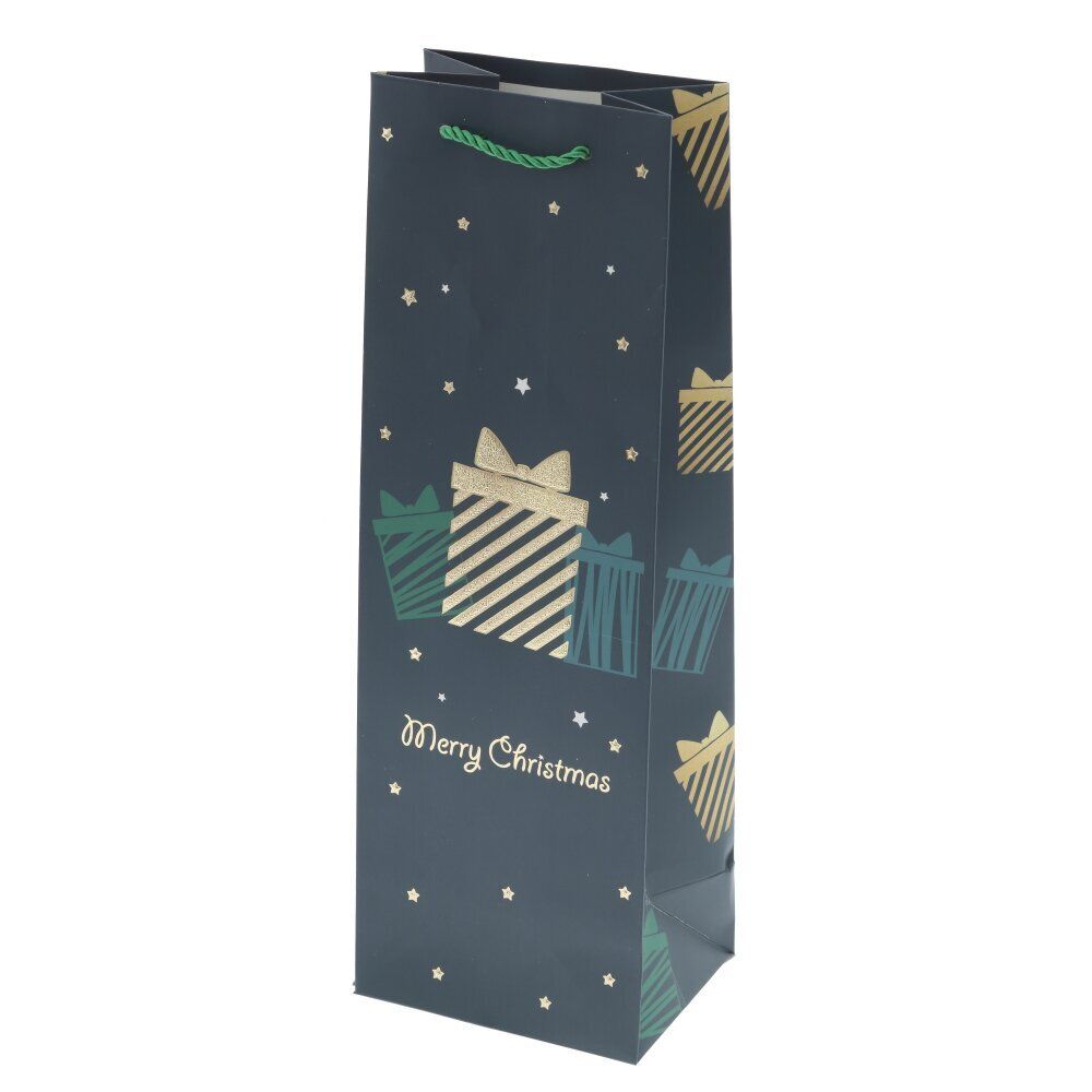 GAEM Пакет подарочный (бумага 210г/м2, блок 12шт), L12 W9 H35 см, 4в.