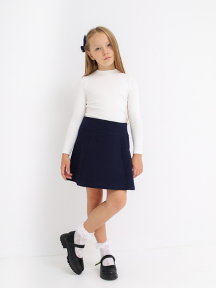 Юбка трапеция PIKE, синяя