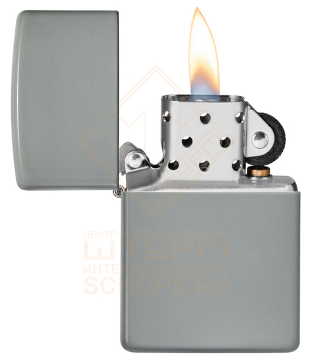 Зажигалка Zippo 49452 Классическая, Flat Grey