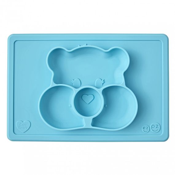 Тарелка EZPZ Happy Mat Care Bear Edition Teal