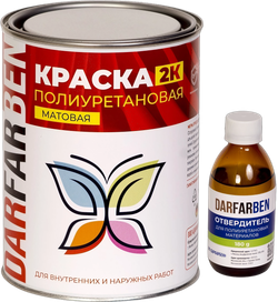 Краска полиуретановая 2К 10 кг