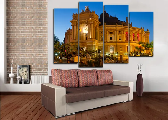 Модульная картина "Одесский театр оперы"