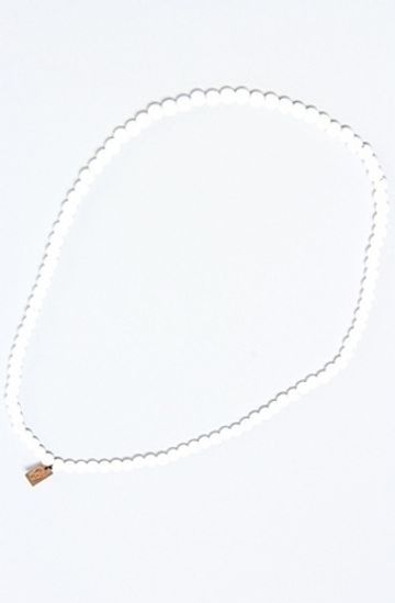 Деревянные бусы белые Good Wood NYC