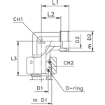 Соединение PN90 DL42 М52х2