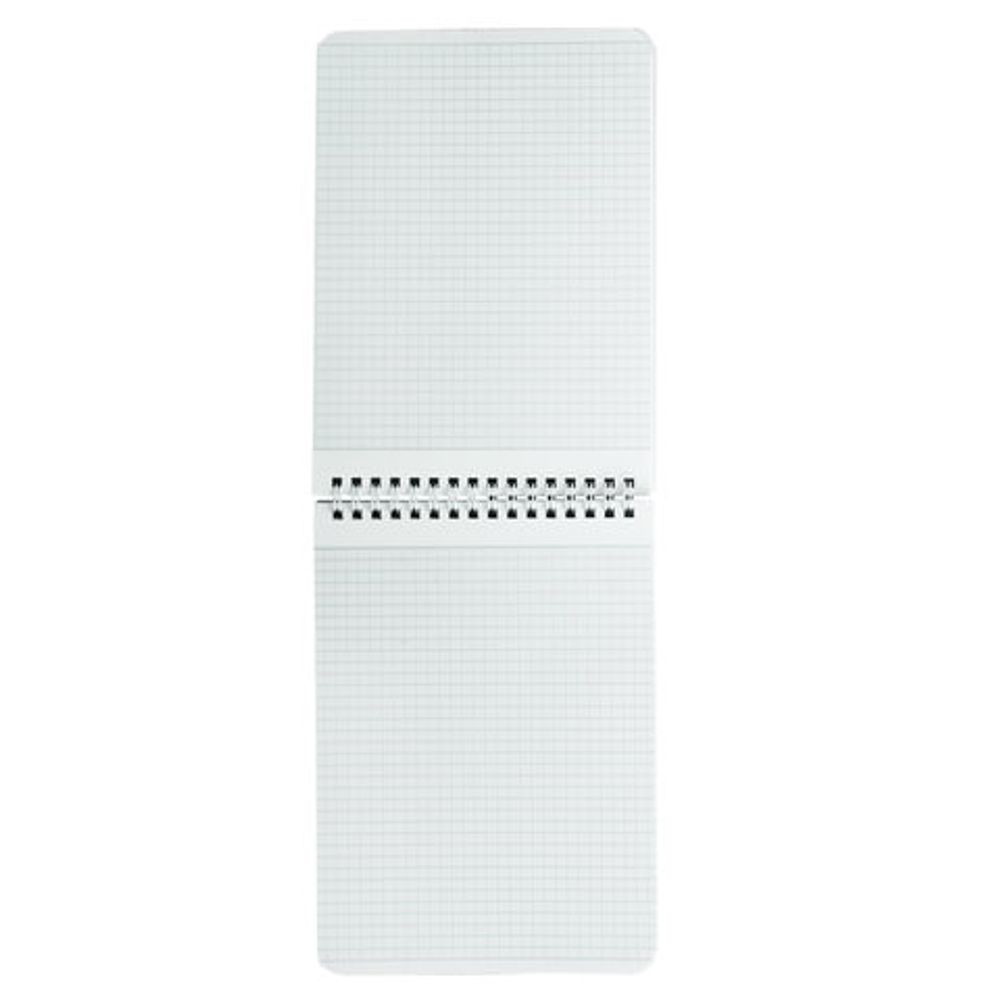 Блокнот А5 (145х212 мм), 60 л., гребень, лакированная обложка, клетка, HATBER, "Зелёный", 60Б5В1гр, B194065