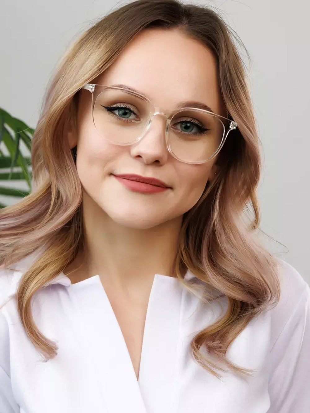 Очки для компьютера имиджевые защитные прозрачные нулевки