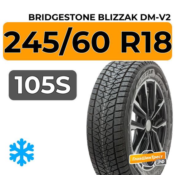 Bridgestone Blizzak DM-V2 245/60 R18 105S