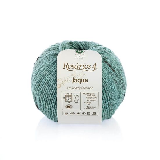 Пряжа ROSARIOS 4 Iaque (89% органическая шерсть, 11% пух яка)