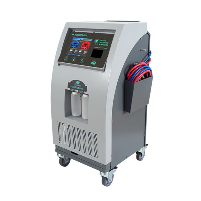 GrunBaum (AC8000S BUS) Установка для заправки автокондиционеров автомат, R134, подогрев, шланг 5м