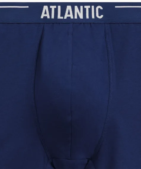 Трусы мужские боксеры (5шт) Atlantic 5SMH-004, хлопок, морской + бирюзово-зеленый + черный + серый меланж + темно-голубой