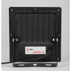 ЭРА Прожектор светодиодный уличный на солн. бат. 20W, 350 lm, 5000K, с датч. движения, ПДУ, IP65 (6/