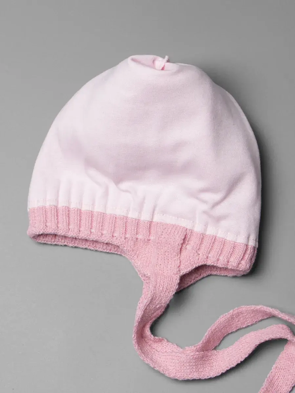 Шапка детская с ушками осенняя