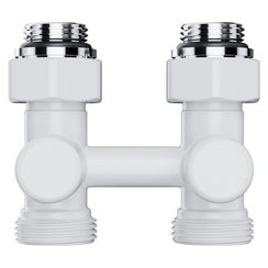 Узел нижнего подключения Royal Thermo Design прямой 1/2х3/4 EK (белый)