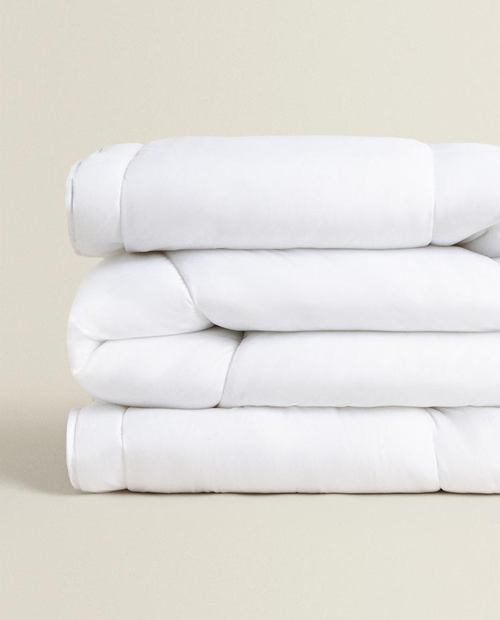 ZARA HOME ПУХОВОЕ ОДЕЯЛО, БЕЛЫЙ