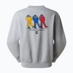 Свитшот The North Face Celebration Relaxed Crew Graphic light grey heather