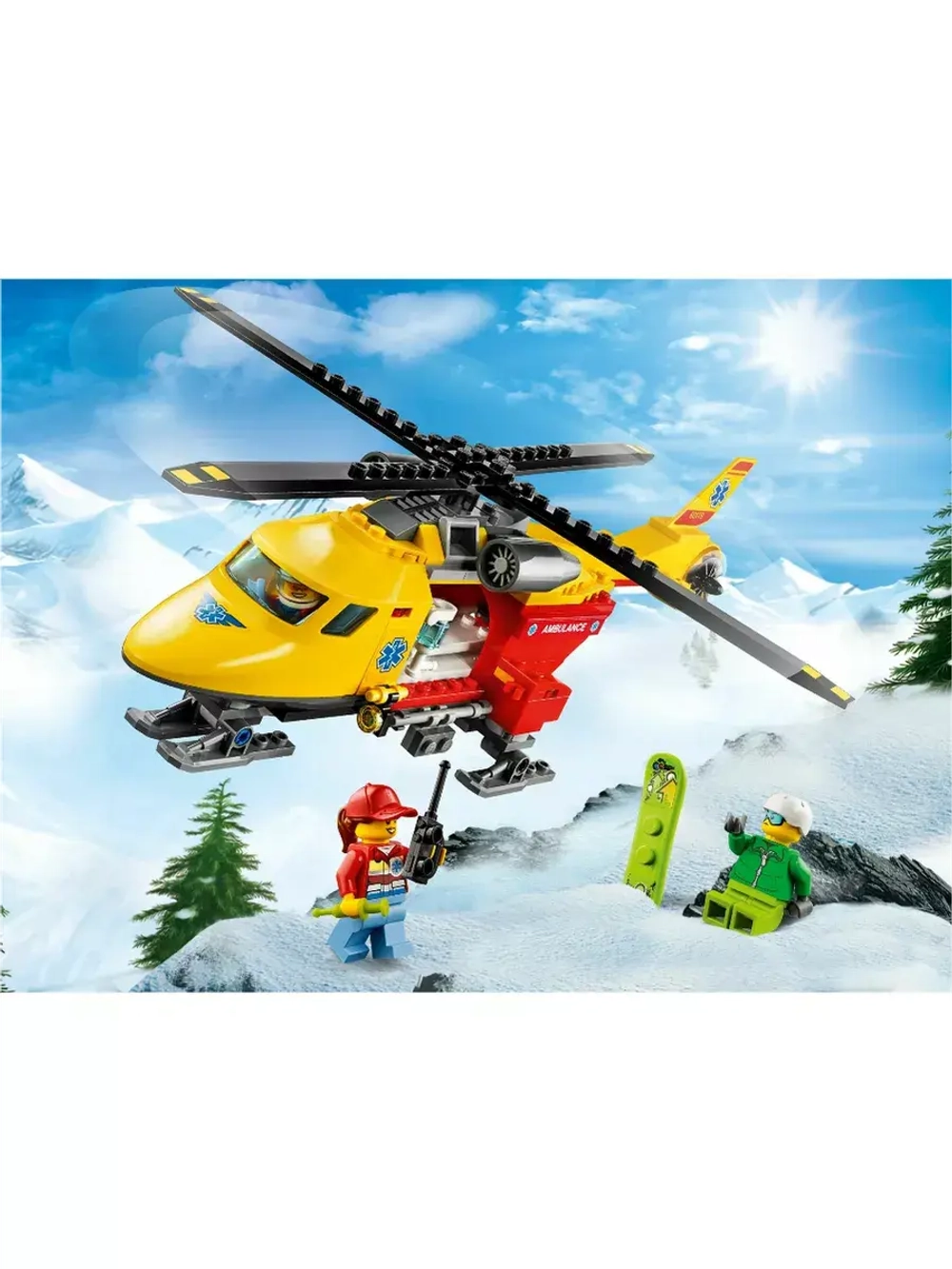 Конструктор Сити City  - Вертолёт скорой помощи
