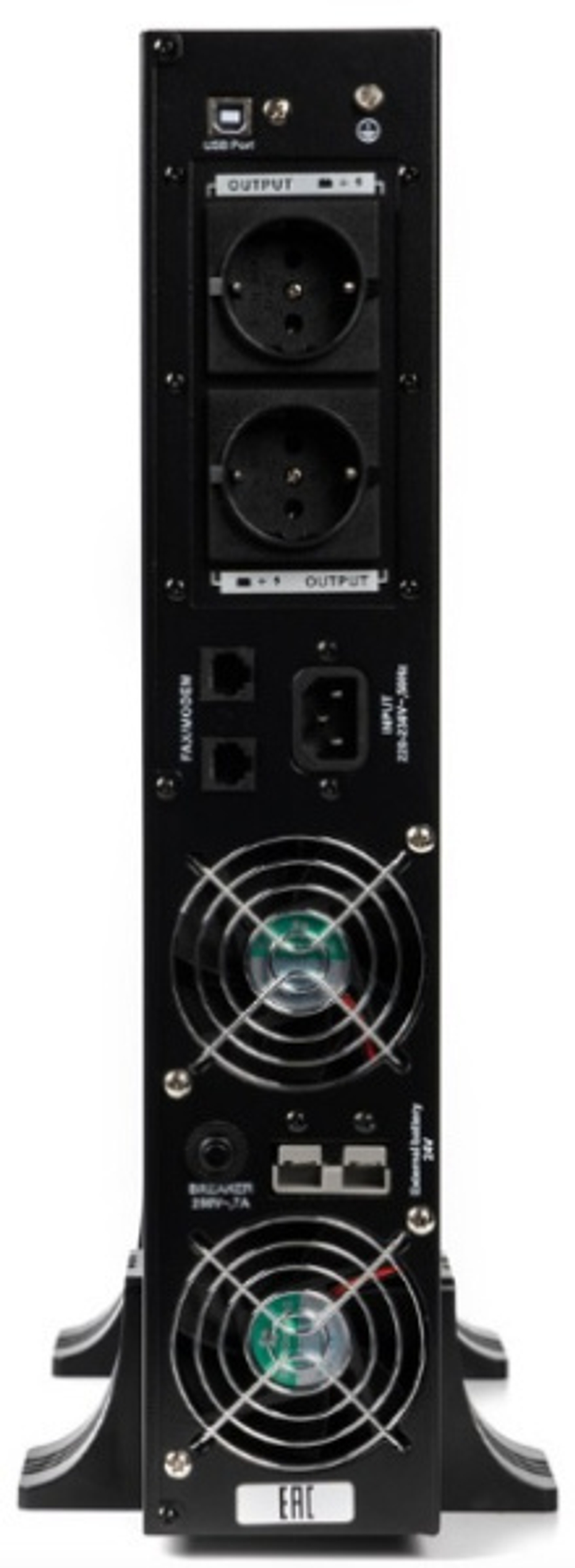 Источник бесперебойного питания RAPAN-UPS 2000-RACK-IN-4X9