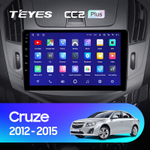 Teyes CC2 Plus 9" для Chevrolet Cruze 2012-2015