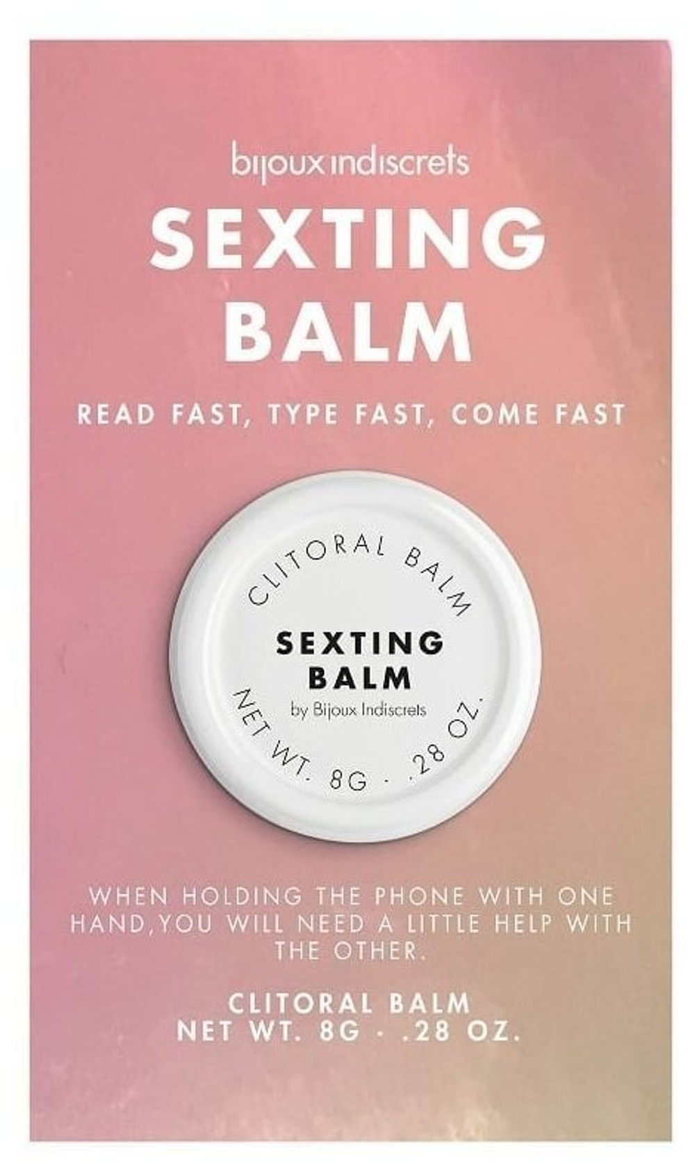 Бальзам для клитора Sexting Balm с ароматом пряного имбиря, 8г