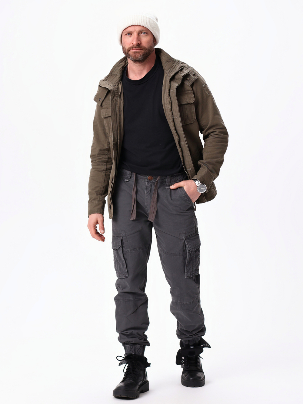 Джоггеры плотные хлопковые Armed Forces AF183