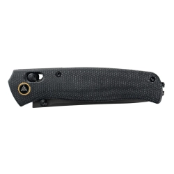 Нож складной SRM 255L-MB3 Medal PVD (140Cr Laminated, Black Micarta)