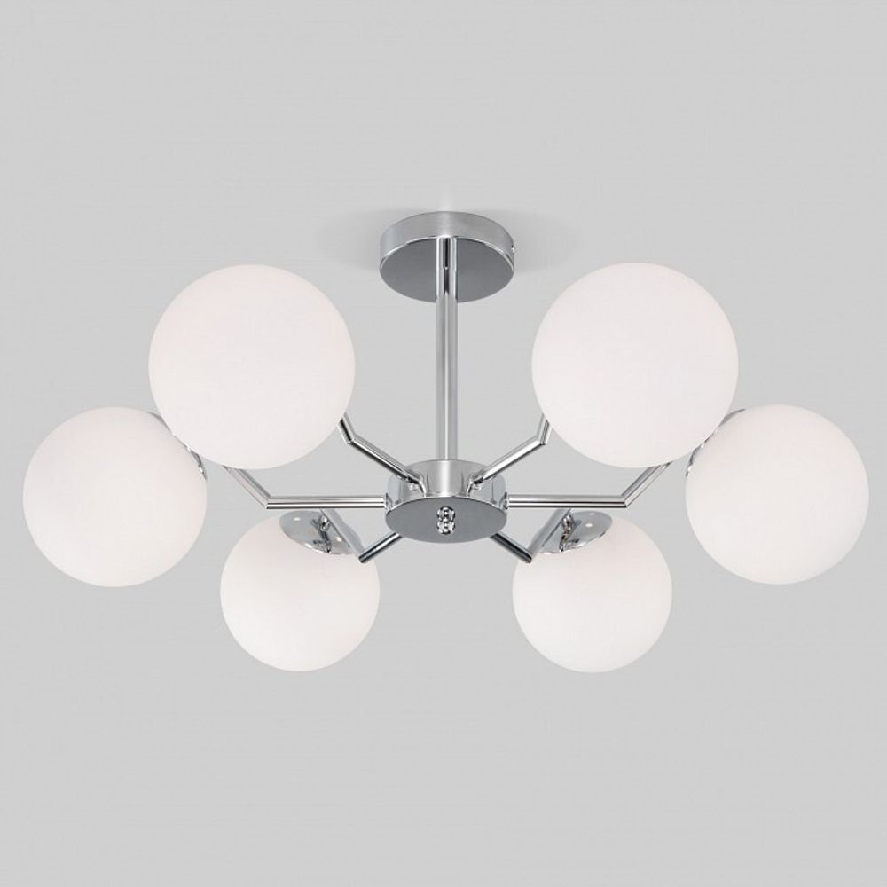 Люстра на штанге Eurosvet Frost 70154/6 хром