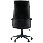 Кресло руководителя Helmi HL-E40 "Blockchain", ткань черная