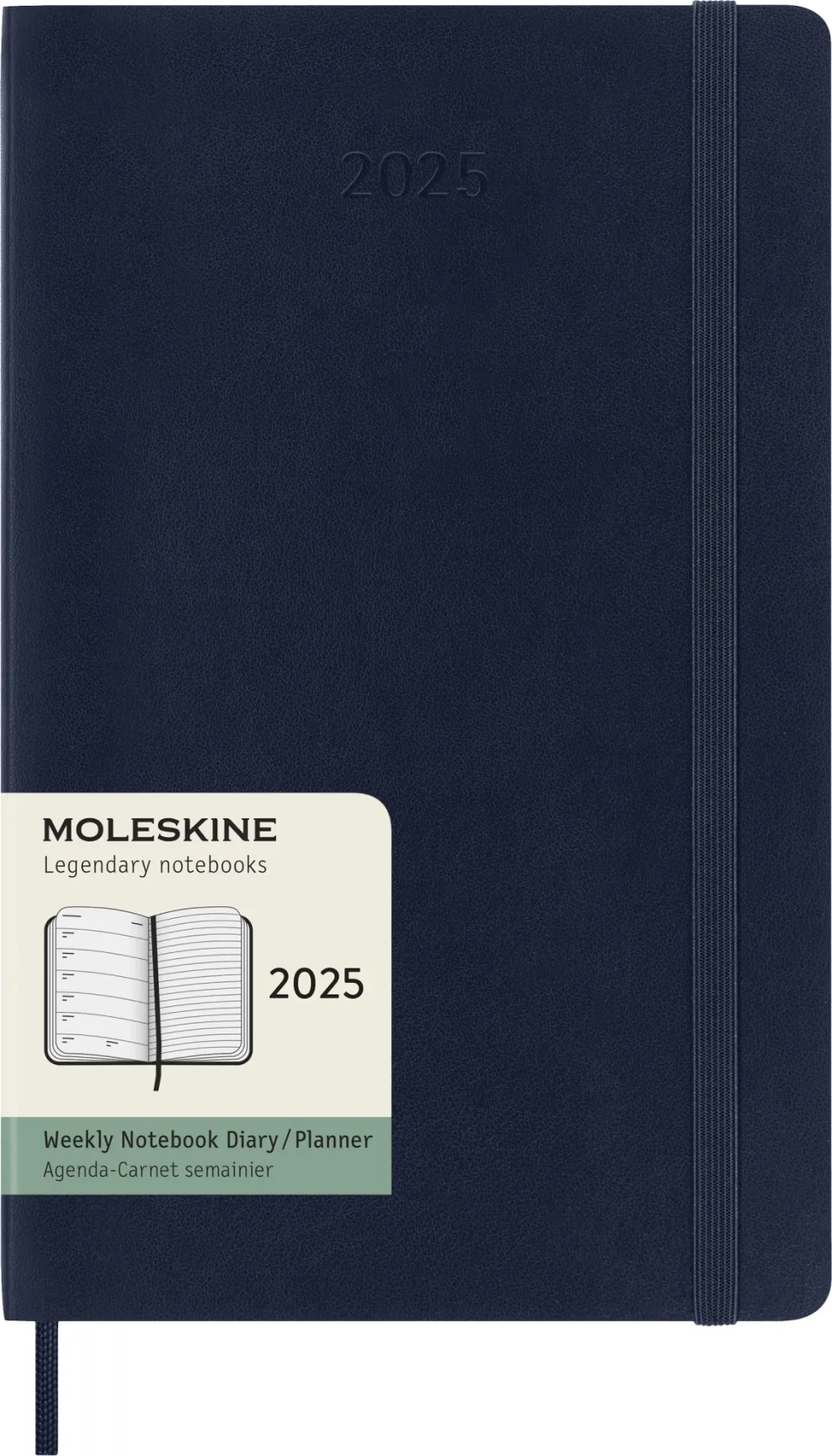 Еженедельник Moleskine (DSB2012WN3) Classic Soft WKNT Large 130х210мм 144стр. мягкая обложка синий сапфир