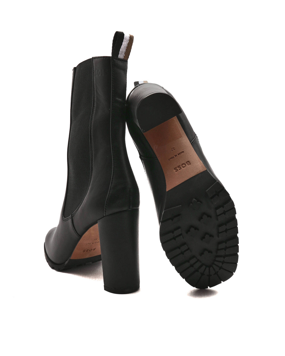 Кожаные ботильоны scarlet BOSS BLACK - черный(50481469)