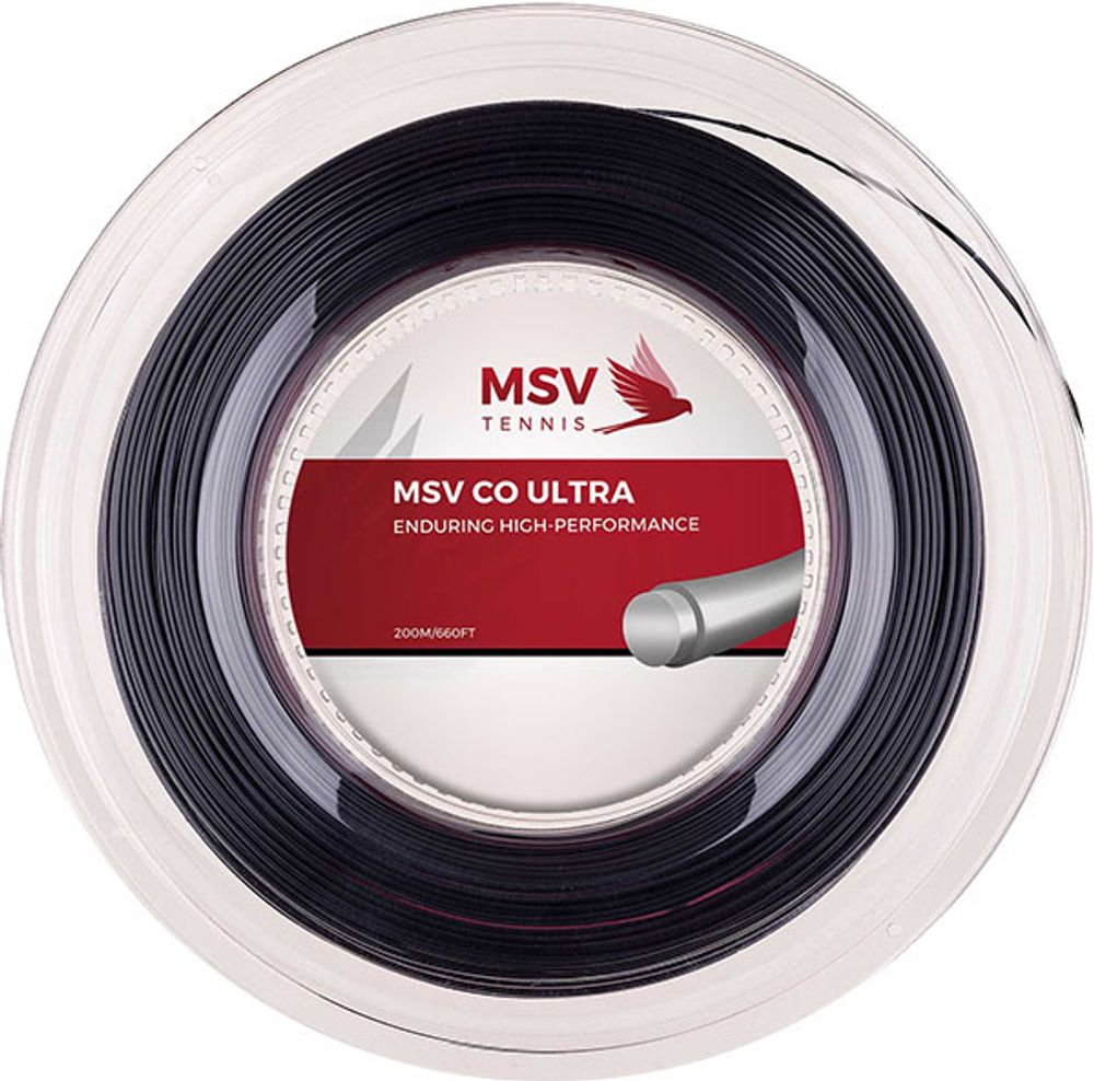 Теннисные струны MSV Co Ultra (200 m) - black