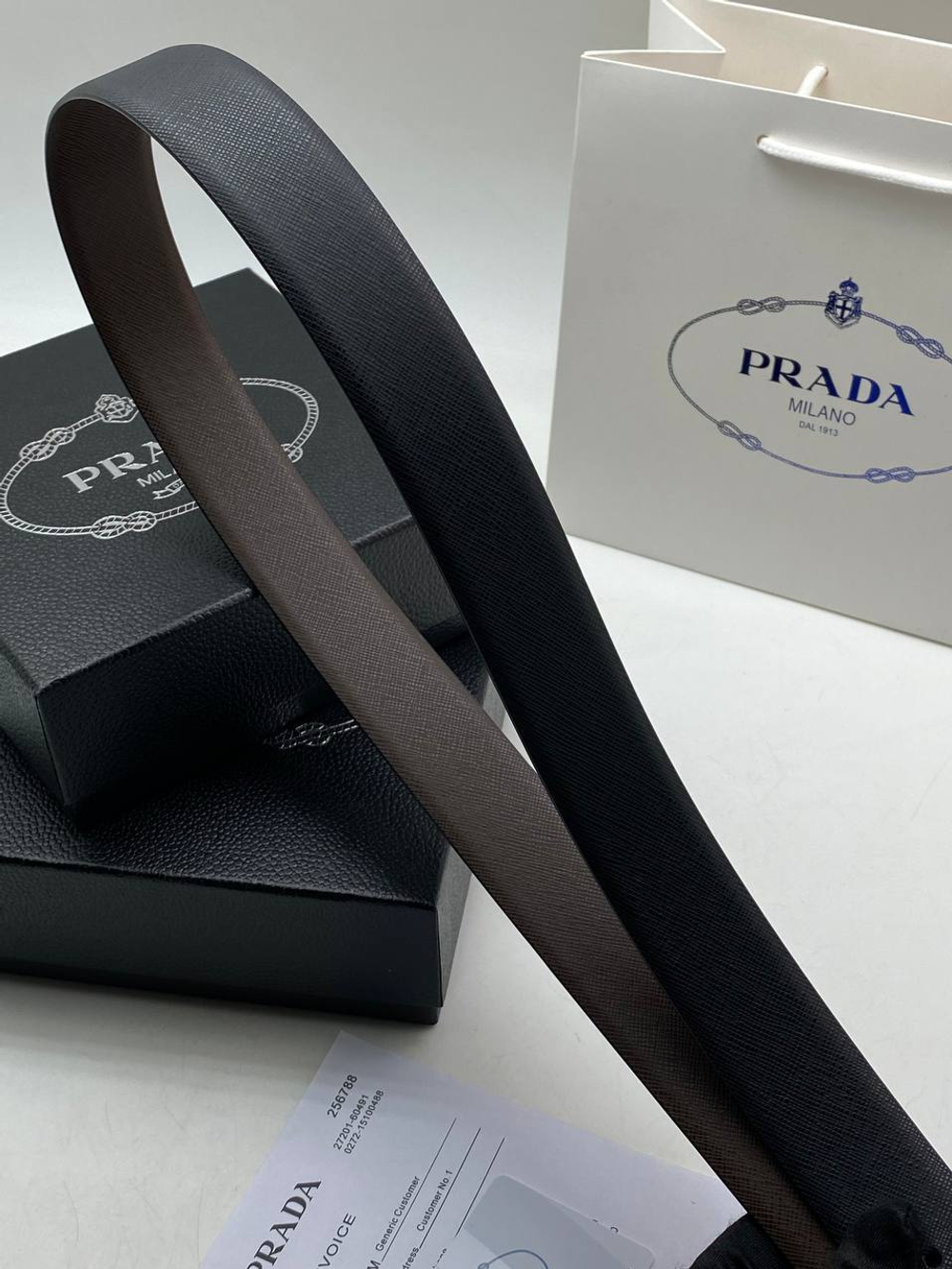 Ремень двухсторонний Prada
