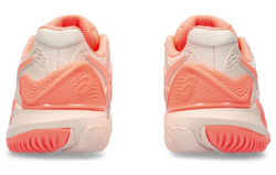 Женские Кроссовки теннисные Asics Gel-Resolution 9 - pearl pink/sun coral