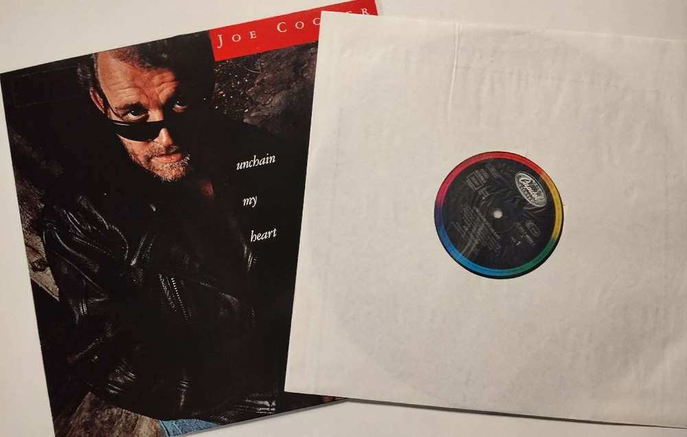 Винтажная виниловая пластинка LP Joe Cocker Unchain My Heart (Germany 1987)