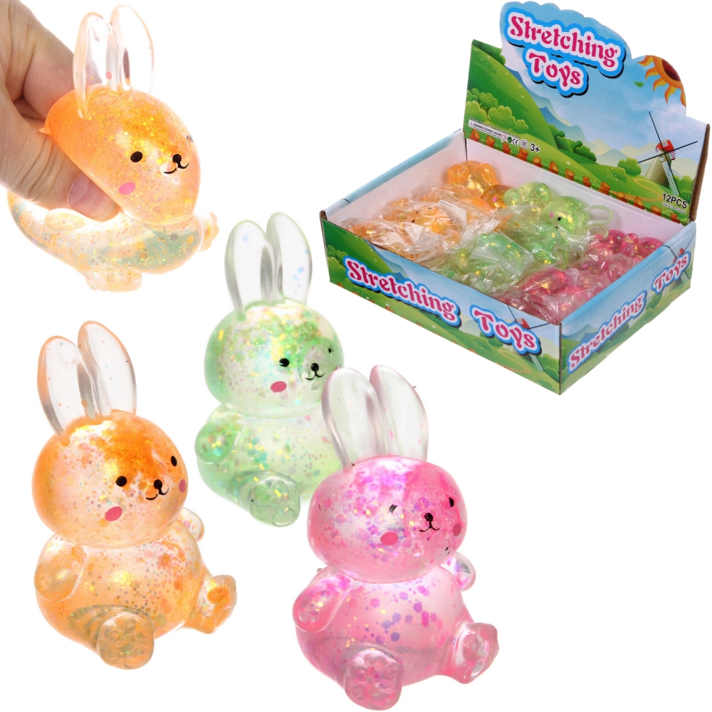 Игрушка «Зайчонок» мялка, 10,5 см, микс