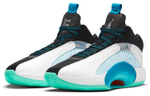 Jordan Air Jordan 35 GC PF "Morpho" Guo Allen fabric synthetic leather simple and comfortable shock absorption non-slip wear-resistant mid-top actual combat basketball shoes for men and women the same style lake green domestic version