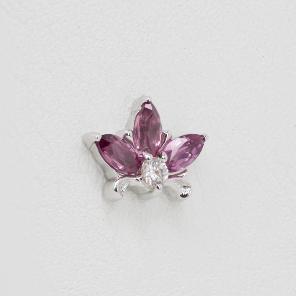 Royal Lily tops with Semi-Precious stones