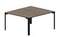 Составной стол на 2 рабочих места 138х156,6х75см, без отверстий