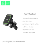 Автомобильный держатель для телефона DENMEN DH11 Magnetic