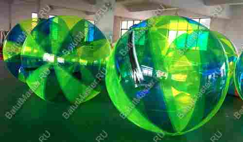 Аттракцион Водный шар ПВХ «Сине-зеленый» 2*2*2 м