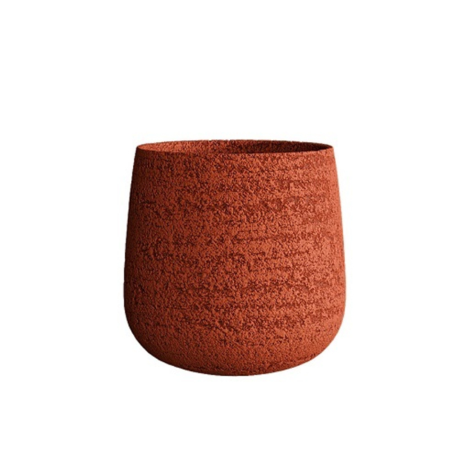 Кашпо Concretika Cone D24 H26 Erosia Coral