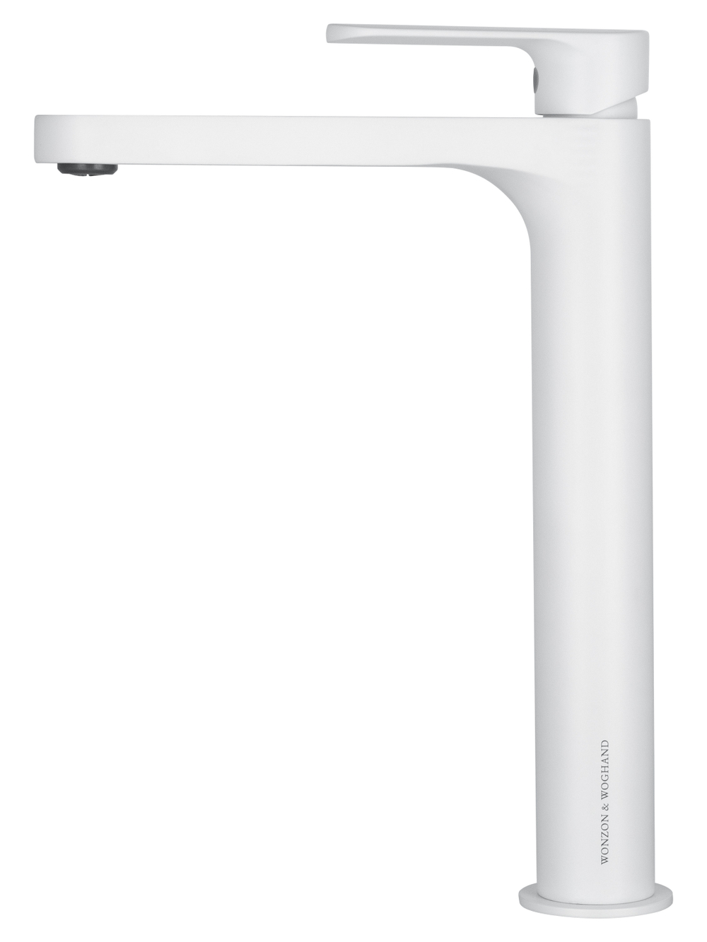 Смеситель для раковины высокий WONZON & WOGHAND, Белый матовый (WW-H1034-MW)