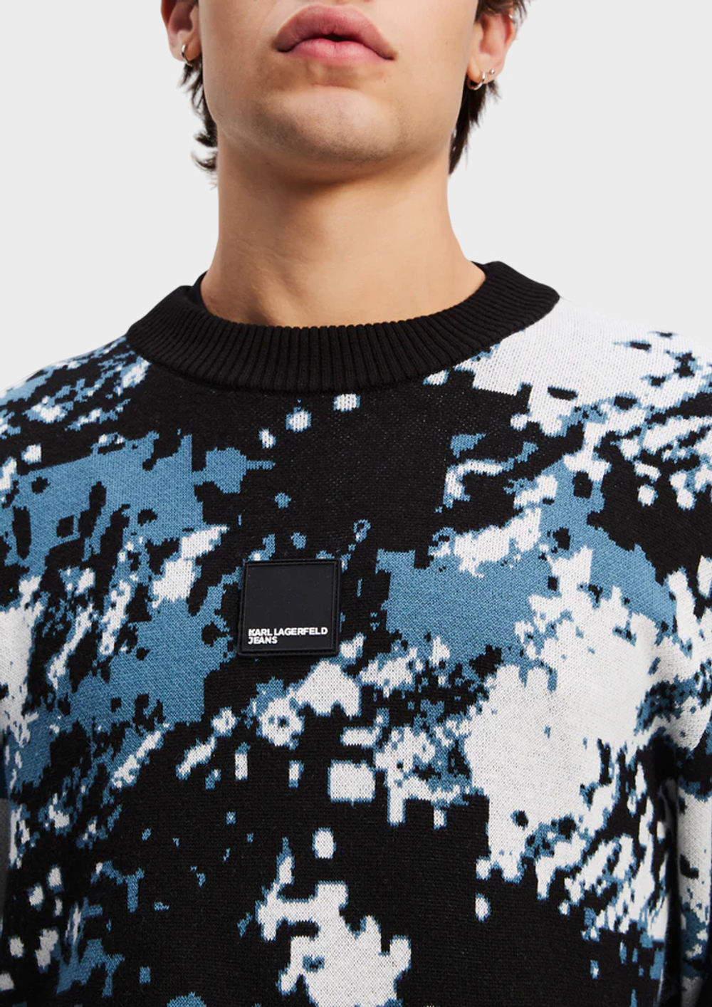 Джемпер KARL LAGERFELD JEANS Reg Half-zip Sweater