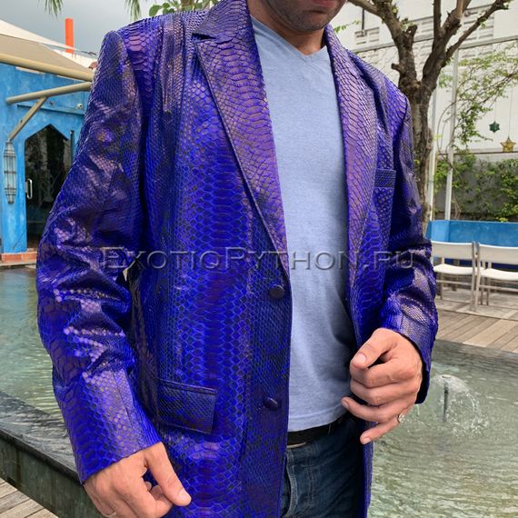 Пиджак из кожи питона JT-83