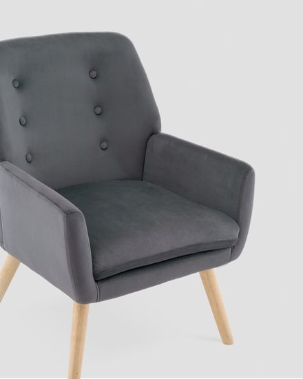 Кресло Райт серый